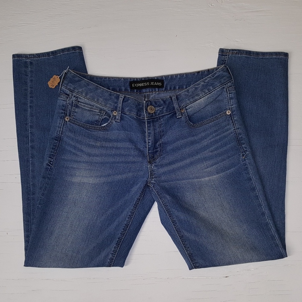 Express Skinny Stella Low-rise Jeans